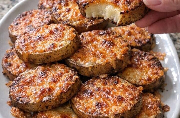 5-Ingredient Slow Cooker Summer Potluck Crispy Cheese Potato Rounds IMG 2404