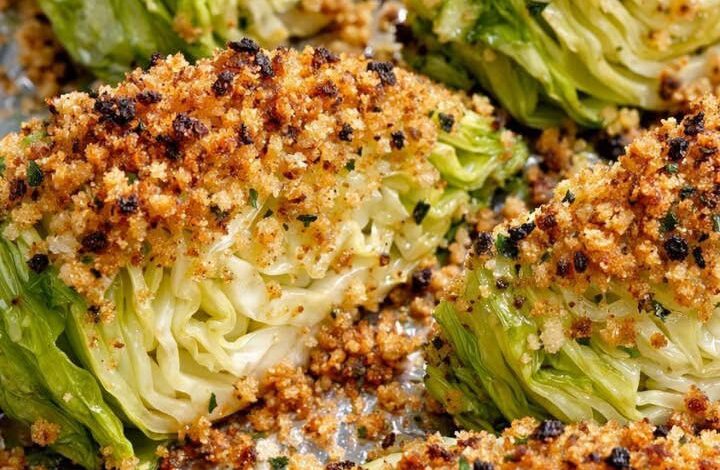 Oven-Baked 4-Ingredient Crispy Breaded Cabbage Wedges IMG 2417