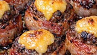 Low Carb 4-Ingredient Bacon Burger Bites IMG 2426