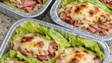 Low-Carb Corned Beef Swiss Reuben Lettuce Wraps IMG 2442