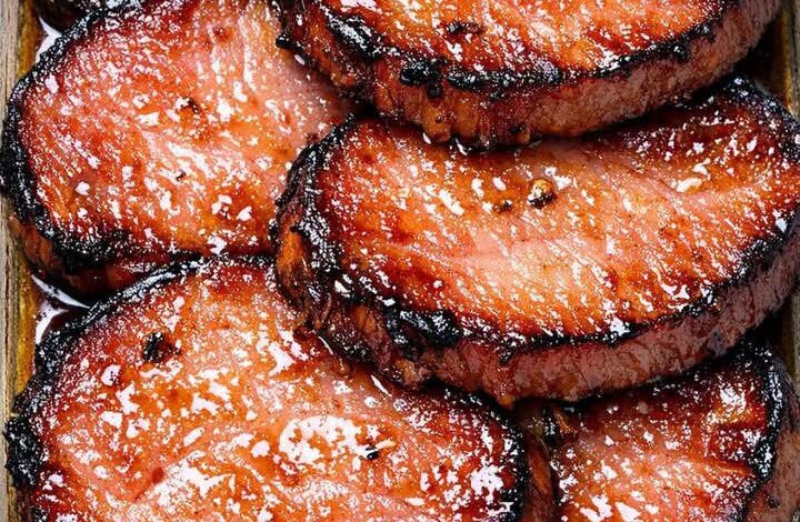 4-Ingredient Maple Glazed Ham Steaks IMG 2457