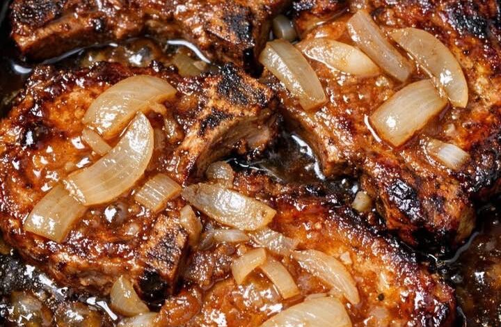 Slow Cooker Amish Sweet and Sour Pork Chops IMG 2472