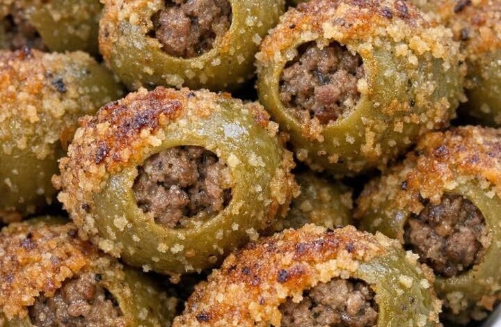 Oven Baked 3-Ingredient Beef Stuffed Olives IMG 2511