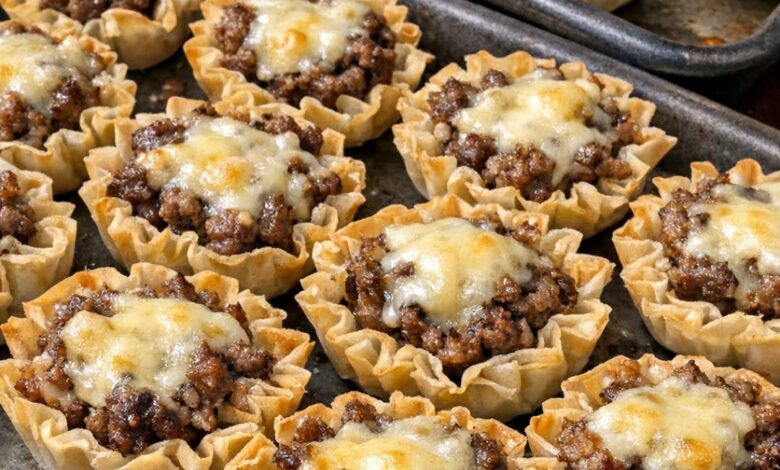 Oven Baked 4-Ingredient Beef Phyllo Cups IMG 2516