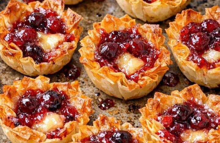 5-Ingredient Cranberry Brie Phyllo Bites IMG 2521