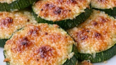 3-Ingredient Parmesan Crusted Zucchini IMG 2561