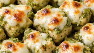 Low Carb 3-Ingredient Pesto Chicken Bites IMG 2591