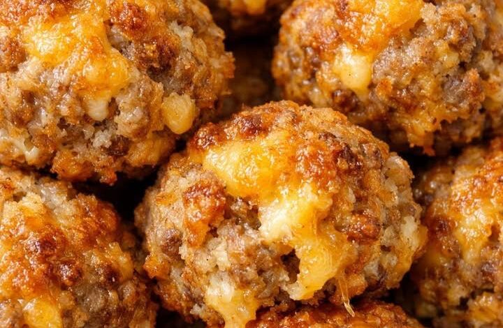 Southern 4-Ingredient Sausage Cheese Balls IMG 2606
