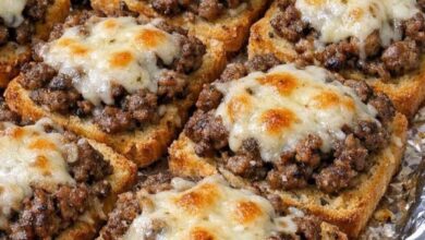 Oven Baked 4-Ingredient Beef Garlic Bread Bites IMG 2656