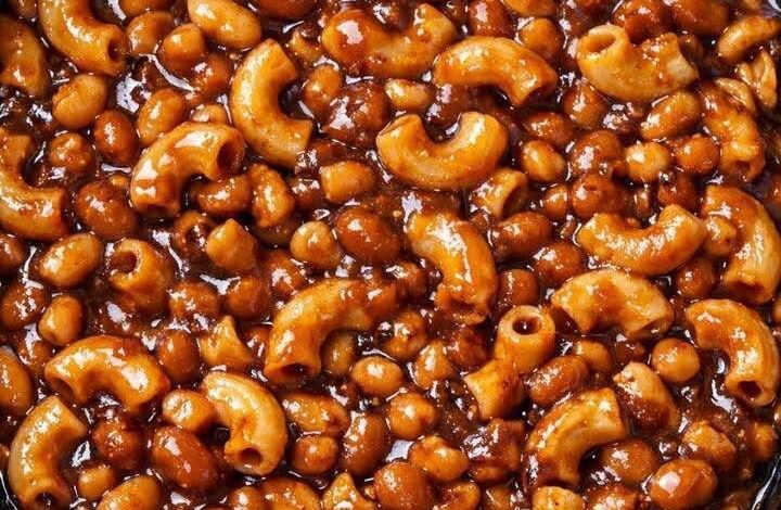 Slow Cooker 3-Ingredient Baked Bean Macaroni IMG 2660