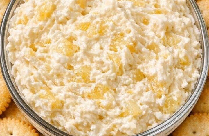 Southern 3-Ingredient Pineapple Cream Cheese Dip IMG 2675