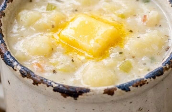 4-Ingredient Old Fashioned Potato Soup IMG 2750