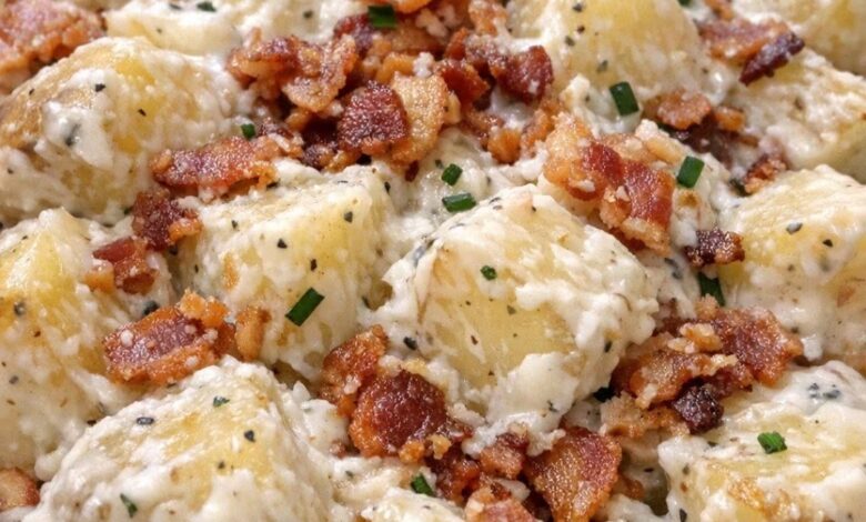 4-Ingredient Creamy Bacon Ranch Potatoes IMG 2754