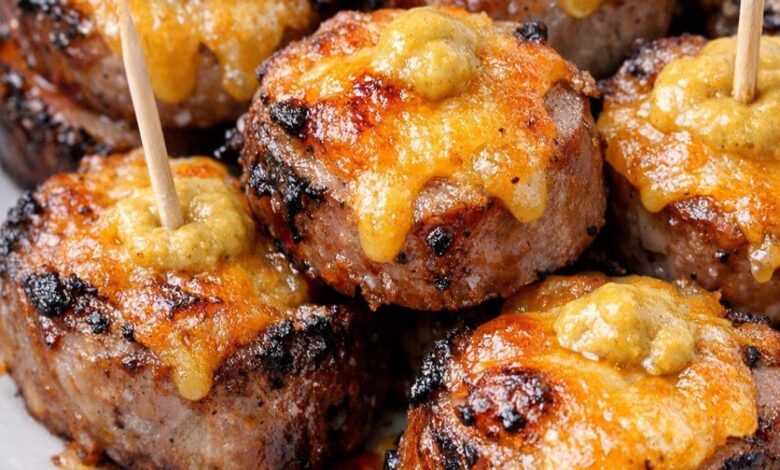 Low Carb 3-Ingredient Cheddar Bratwurst Bites IMG 2760