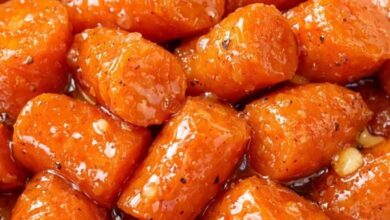 Southern 3-Ingredient Honey Glazed Carrots IMG 2768