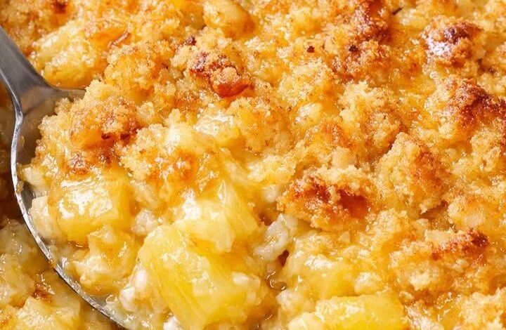 Southern 4-Ingredient Pineapple Casserole IMG 2786