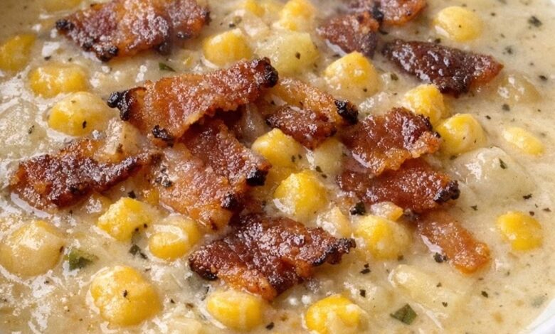 4-Ingredient Creamy Bacon Corn Chowder IMG 2840