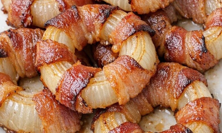 Low Carb 3-Ingredient Bacon Onion Bakes IMG 2853