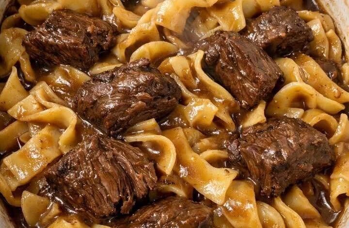 Slow Cooker Poor Man’s Beef and Noodles IMG 2882
