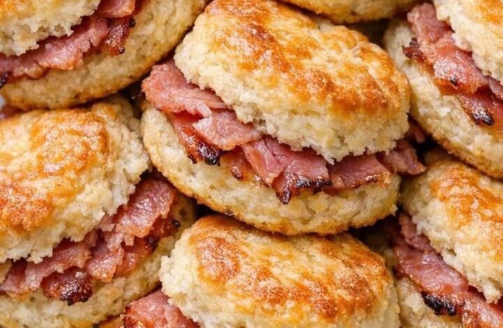 Southern 3-Ingredient Country Ham Biscuits IMG 2913