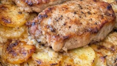 Slow Cooker 4-Ingredient Pork Chops and Scalloped Potatoes IMG 2933