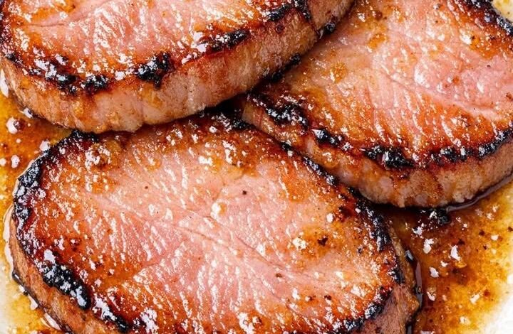 3-Ingredient Honey Glazed Ham Steaks IMG 2955