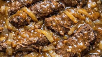 Slow Cooker Depression Era Smothered Beef IMG 2970