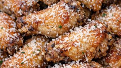 Low Carb 4-Ingredient Garlic Parmesan Wings IMG 2975
