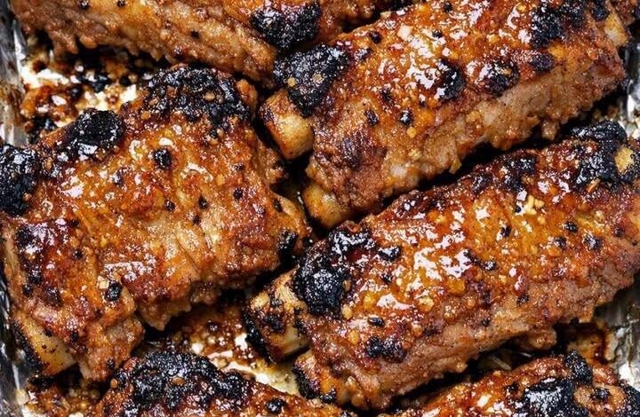 Slow Cooker 3-Ingredient Mustard Glazed Ribs IMG 2984