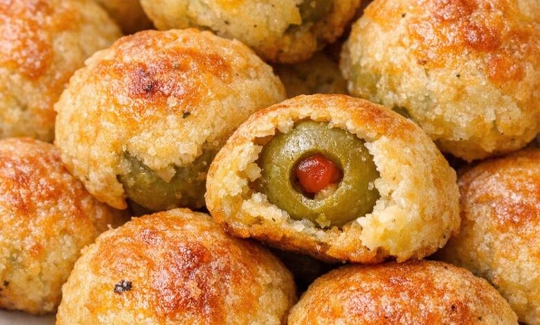 Southern 3-Ingredient Baked Cheese Olives IMG 2992