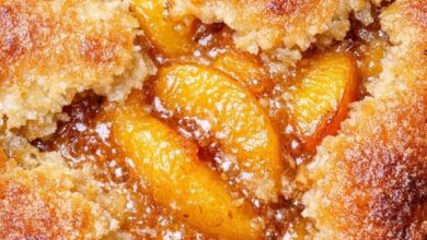 Southern 3-Ingredient Peach Cobbler IMG 3017
