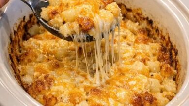 5-Ingredient Slow Cooker Back-to-School Morning Golden Crust Cheesy Hash Brown Casserole IMG 3030