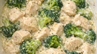 Slow Cooker 4-Ingredient Amish Chicken and Broccoli IMG 3034