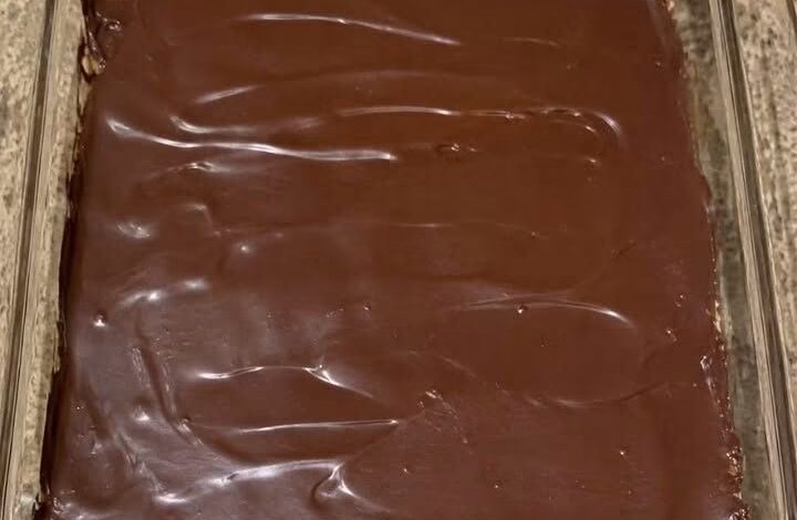 3-Ingredient Chocolate Peanut Butter Graham Cracker Bars IMG 3043