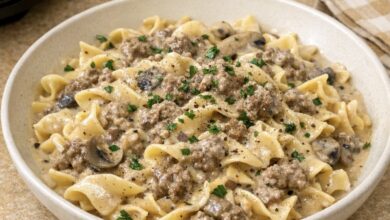 Slow Cooker 5-Ingredient Poor Man Stroganoff IMG 3047